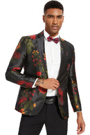 Red Rose Black Dinner Jacket -2