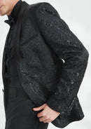 Midnight Paisley Jacquard Tuxedo (2-Piece)