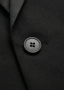 Men's 3-Piece Classic Groom Dresses Elegant Black Groomsmen Suit