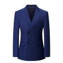 2-Piece Blue Slim Suit - 2