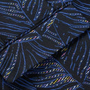Leaf Jacquard Navy Suit - 3