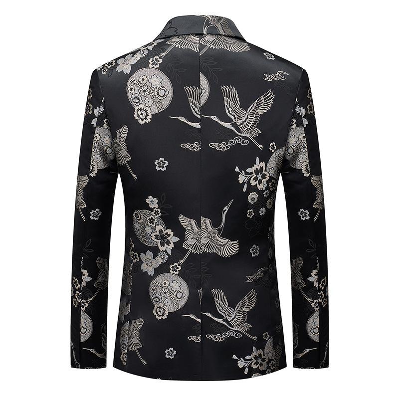 Tang style black jacket back