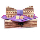 Juego de 3 pajaritas de madera hechas a mano para Navidad en 4 colores