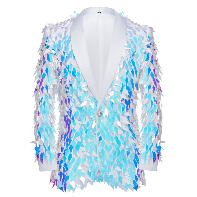 Sequin Light Blue Tuxedo