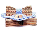 Juego de 3 pajaritas de madera hechas a mano para Navidad en 4 colores