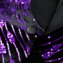Purple Falling Stars sequin jacket - 4