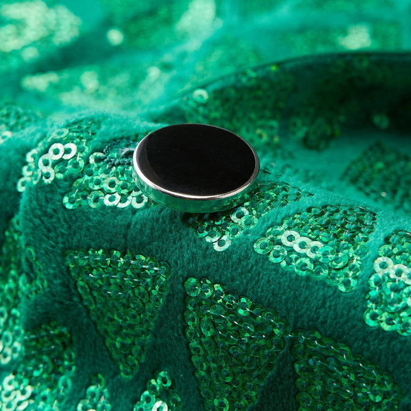 Green Sequin Tuxedo - 1