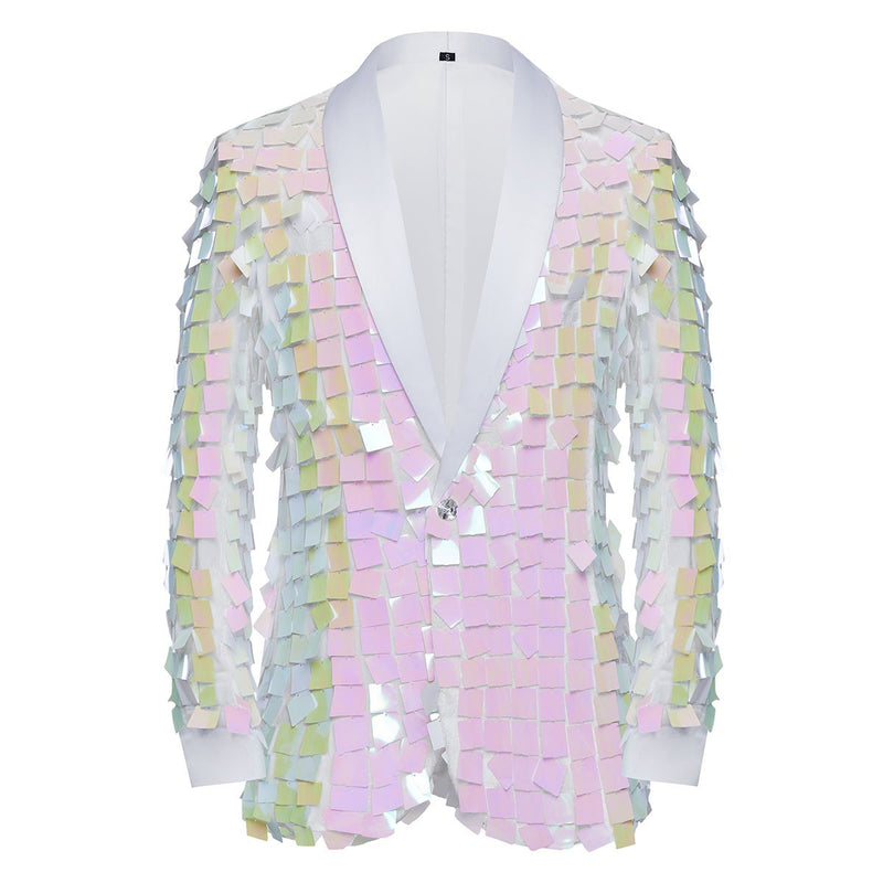 Sequin Square Pink Tuxedo