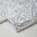 Silver Sequin Paisley White Tuxedo - 5
