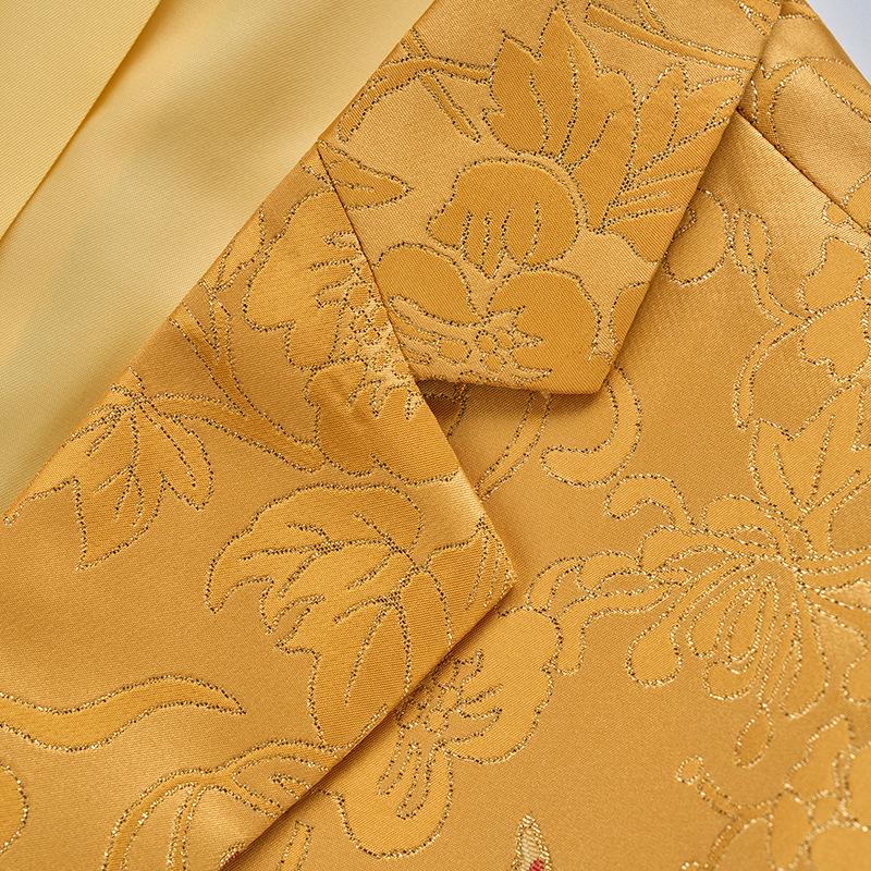 Butterfly Jacquard Yellow Jacket - 2