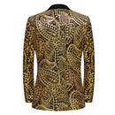 Sequin Paisley Golden Tuxedo back