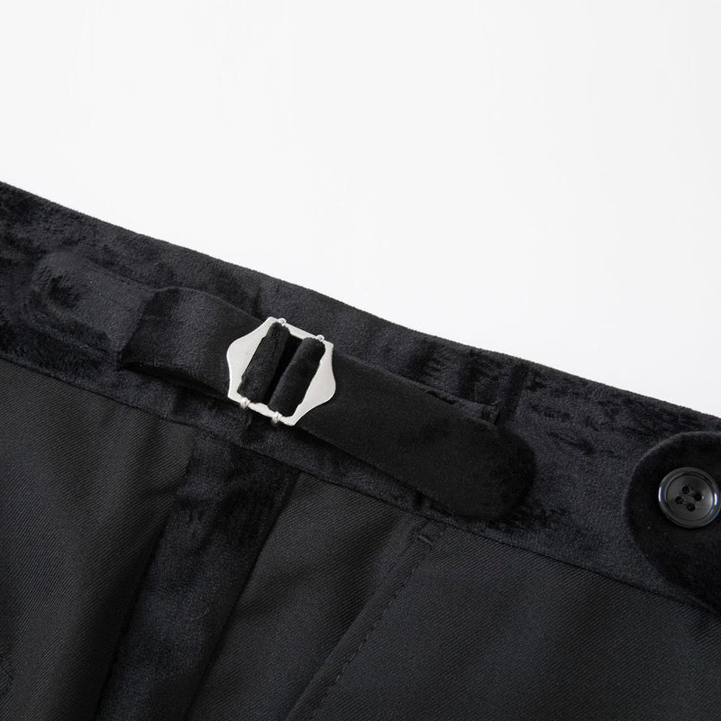 Men's Exquisite Luxury for Elegance Style Black and Gold Velvet Tuxedo