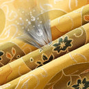 Men's 2-piece Floral Pattern Jacquard Yellow Tuxedo