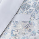 Silver Sequin White Tuxedo - 3
