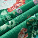 Floral Embraided Green Jacket - 1