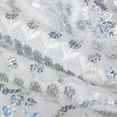 Silver Sequin Paisley White Tuxedo - 7