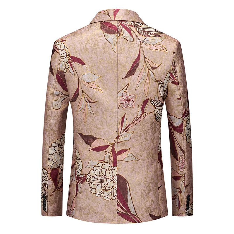 floral pink jacket back