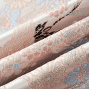 Esmoquin rosa de jacquard con estampado floral de dos piezas para hombre