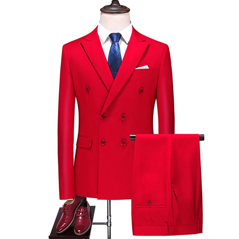 3-piece red suits