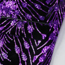 Purple Falling Stars sequin jacket - 5