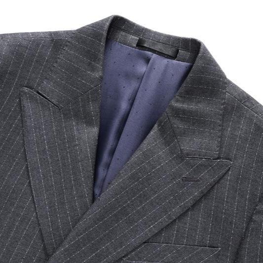 Subtile Striped Grey Suit - 4