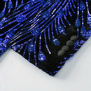 Blue Falling Stars sequin jacket - 4