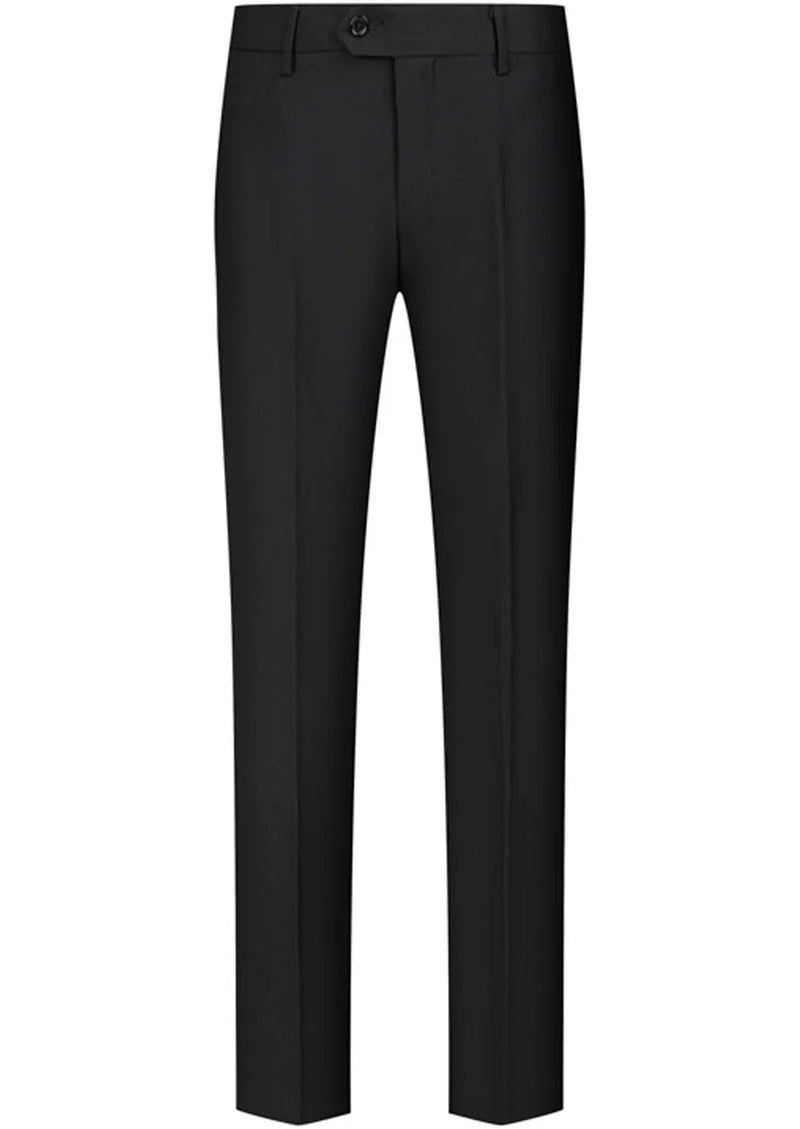 Men's 3-Piece Stacked Shawl Collar Jacquard Black Tuxedo