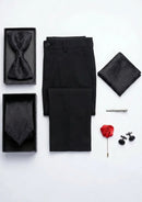 Pantalones de vestir clásicos de negocios para hombre, 2 colores 