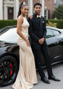 Costume d'affaires classique croisé noir 3 pièces pour homme