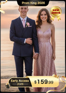 Costume 3 pièces croisé classique bleu marine pour homme