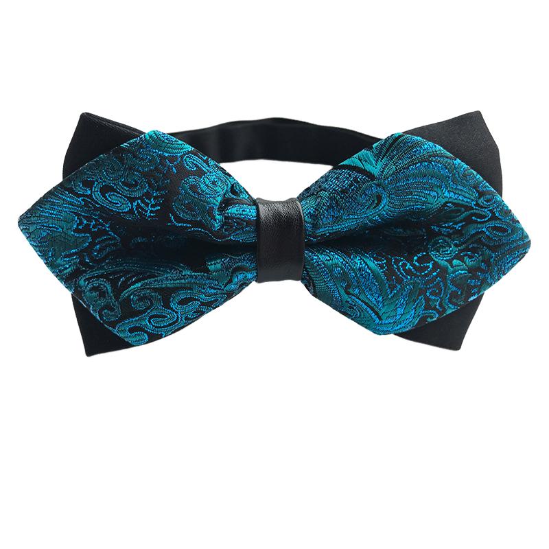 Men's Sharp Angled Bow Tie Collection 14 Color