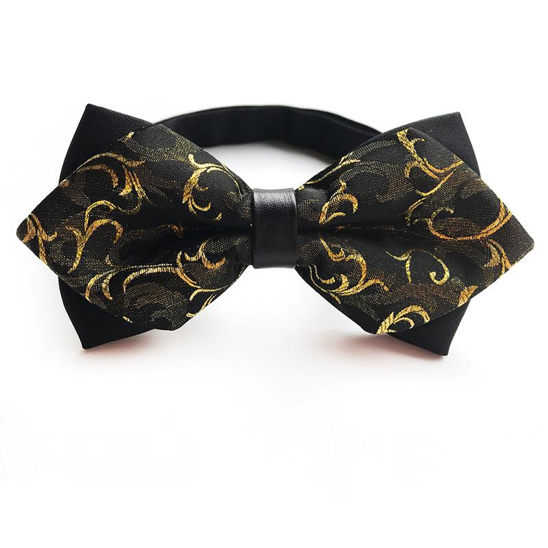 Men's Sharp Angled Bow Tie Collection 14 Color