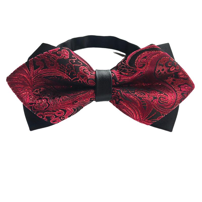 Men's Sharp Angled Bow Tie Collection 14 Color