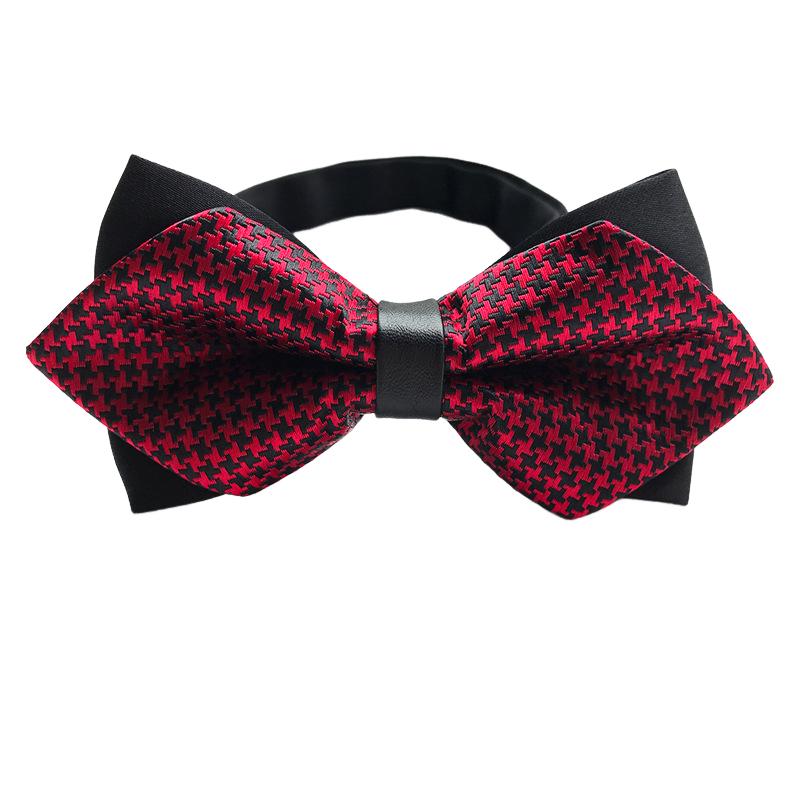 Men's Sharp Angled Bow Tie Collection 14 Color