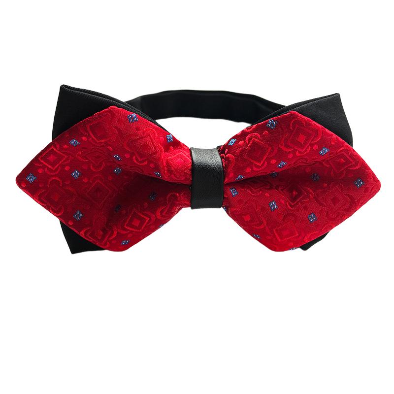 Men's Sharp Angled Bow Tie Collection 14 Color