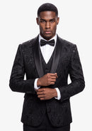 Black Rose Statement Tuxedo (3-Piece)