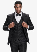 Black Rose Statement Tuxedo (3-Piece)