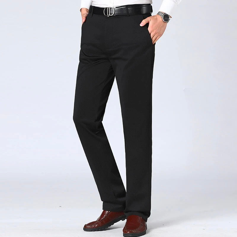 Men's 3-Piece Vintage Style Damask Jacquard Black Suit