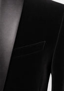 Men's Luxurious Velvet Black Tuxedo
