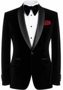 Men's Luxurious Velvet Black Tuxedo