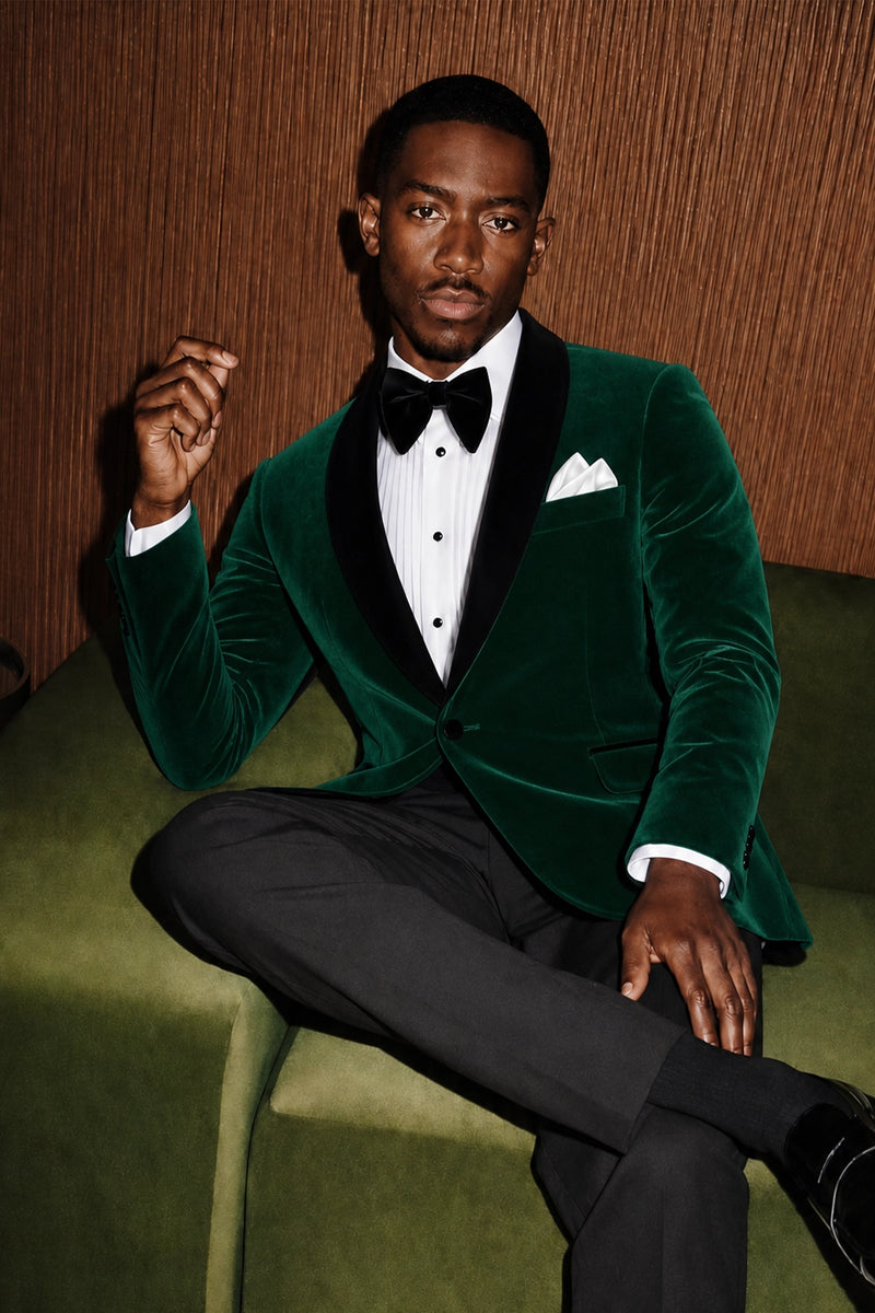 green tuxedo dress Action Men's Emerald Tuxedo Luxurious Velvet, 38R Berylove Women Black Formal MD_online EXTRAMALL to 56 Color:melissadress_bluefloral_blue_multi