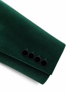 Men's Emerald Green Tuxedo Luxurious Velvet
