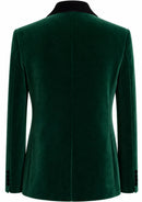 Men's Emerald Green Tuxedo Luxurious Velvet