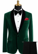 Men's Emerald Green Tuxedo Luxurious Velvet