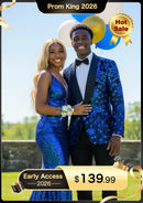 Men's Navy Sequin Jacket Blue Falling Stars