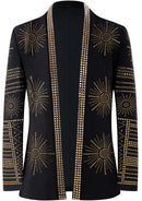 Hand-Embellished Gold Sunburst Jacket
