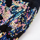 【Combinaison spéciale】Pantalon brodé de luxe brillant pour homme, violet