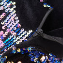 【Combinaison spéciale】Pantalon brodé de luxe brillant pour homme, violet