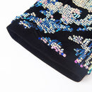 【Combinaison spéciale】Pantalon brodé de luxe brillant pour homme, violet