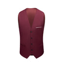 Burgundy Prom Suit vest